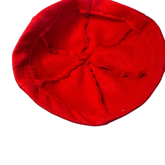 Vintage Red Women's Hat - Picture 4 of 5